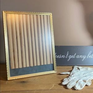 Vintage metal 8x10 picture frame #2